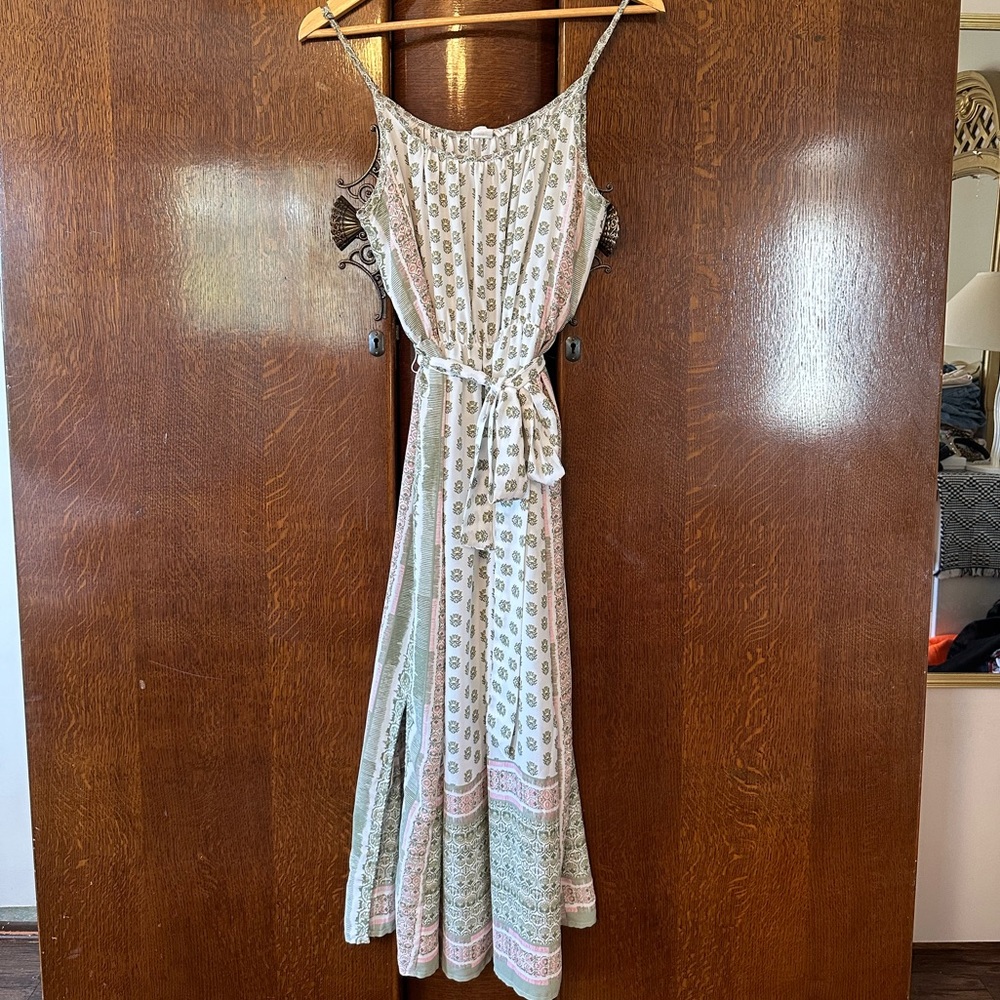 Gap printed maxi dress size small